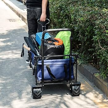 Amazon | enkeeo キャリーワゴン 屋根付き 容量107L 耐荷重100kg