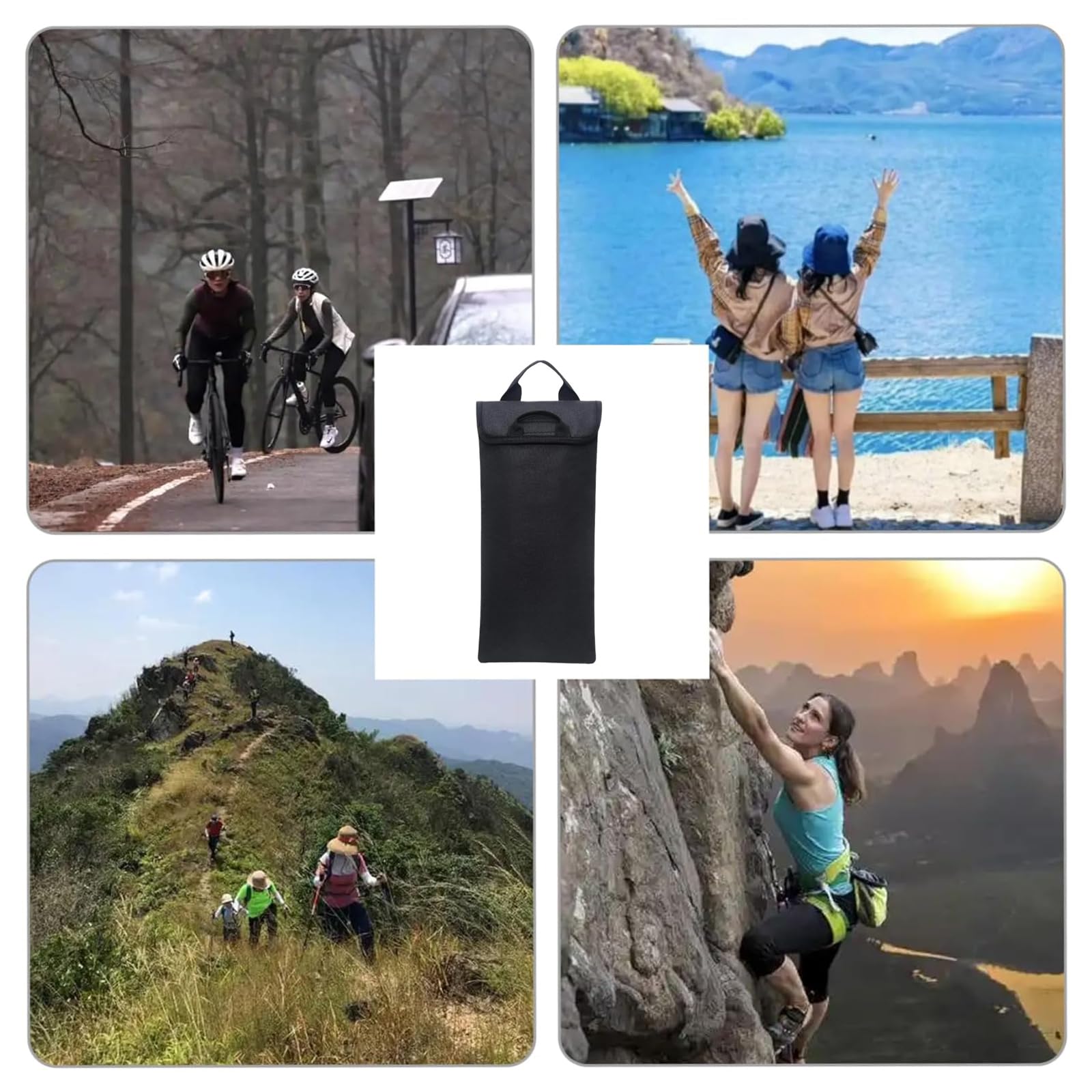 Isolierte Hydratisierte Blasenhülle, Sport-Wasserblasen-Isoliertasche, Isolierbeutel Für Wasserblase, Geeignet für 3L Wassersäcke, Laufen, Wandern, Klettern, Radfahren Im Freien (Ohne Liner)