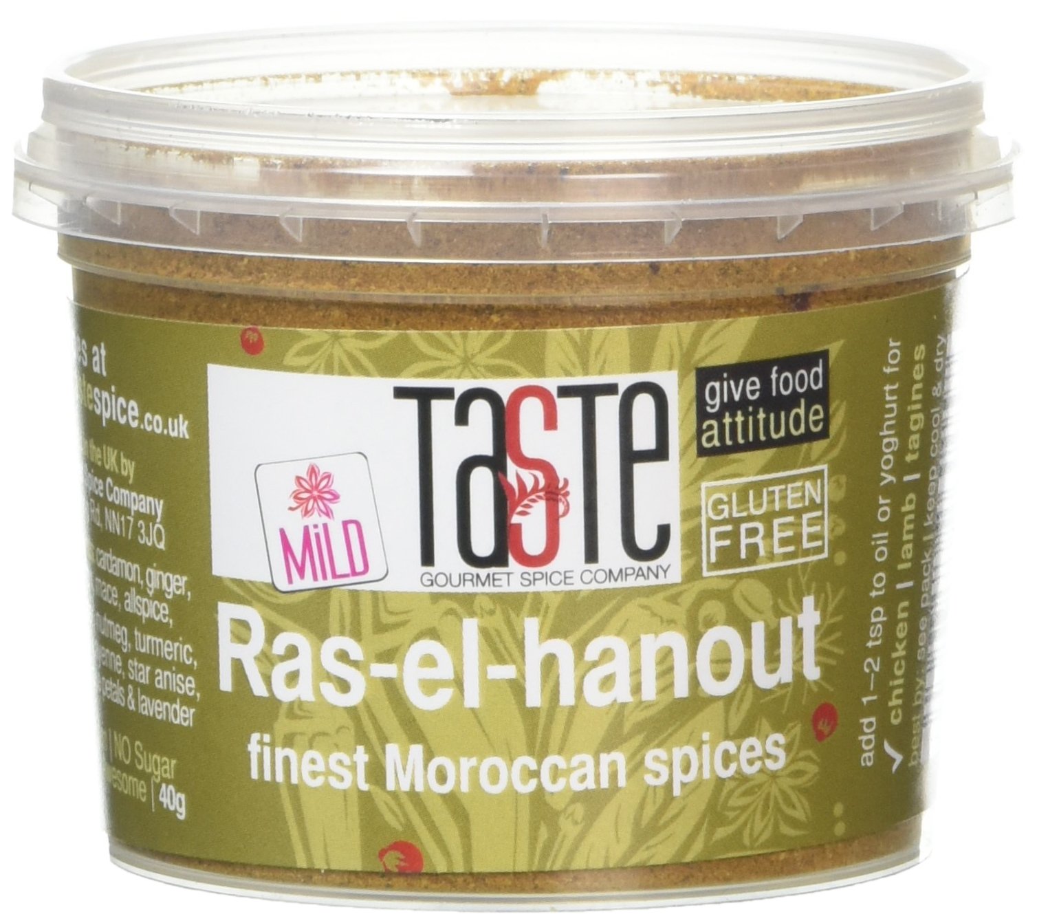 Gourmet Spice Company Ras-El-Hanout Mild Rub 40 g (Pack of 3)