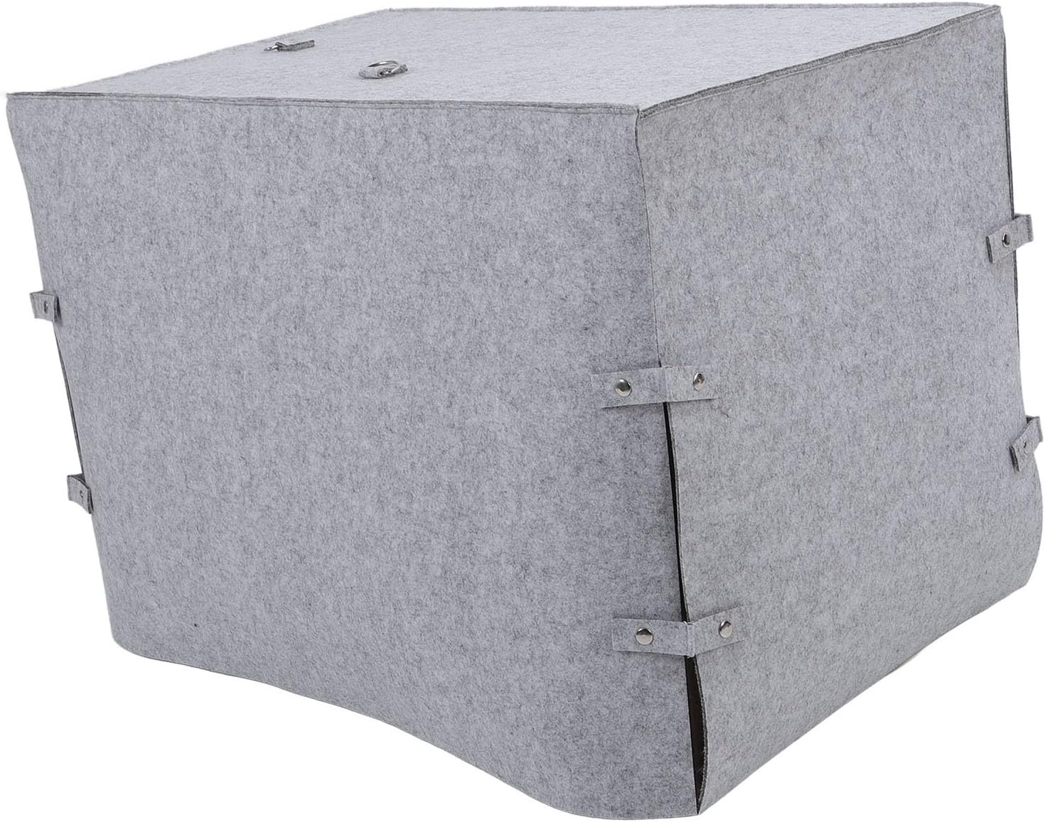 Dog Crate Cover Dog Kennel Cover Cage Warm Thick Felt Material Foldable Design Blocks Cold Air for Small Medium Pets