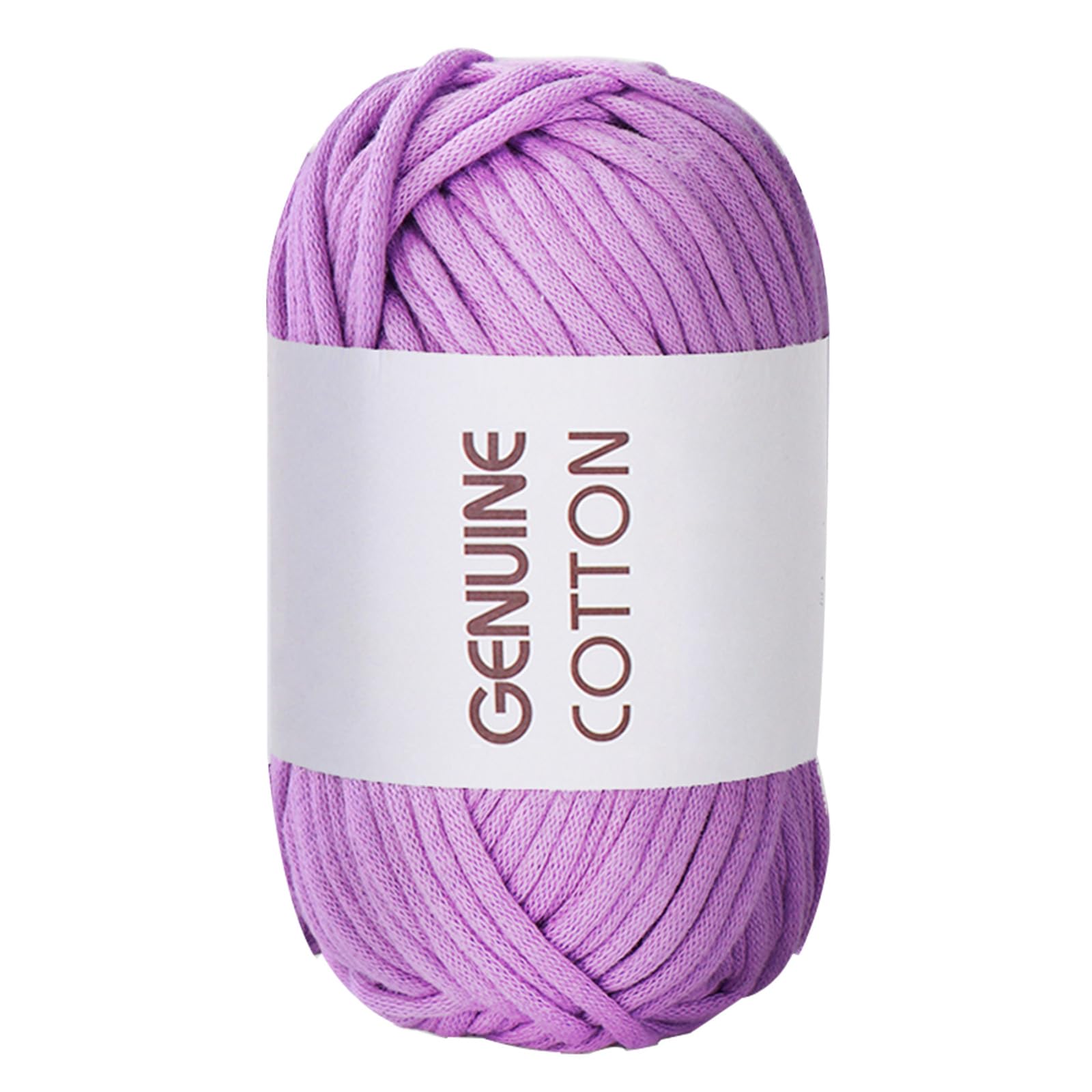 Maxee 5X50g Dickes Garn Baumwolle zum Häkeln, Chunky Häkelgarn für Anfänger, Kein Geteiltes Häkeln Amigurumi Wolle, Klobiges Baumwollgarn Einfaches Strickgarn zum Häkeln Stricke