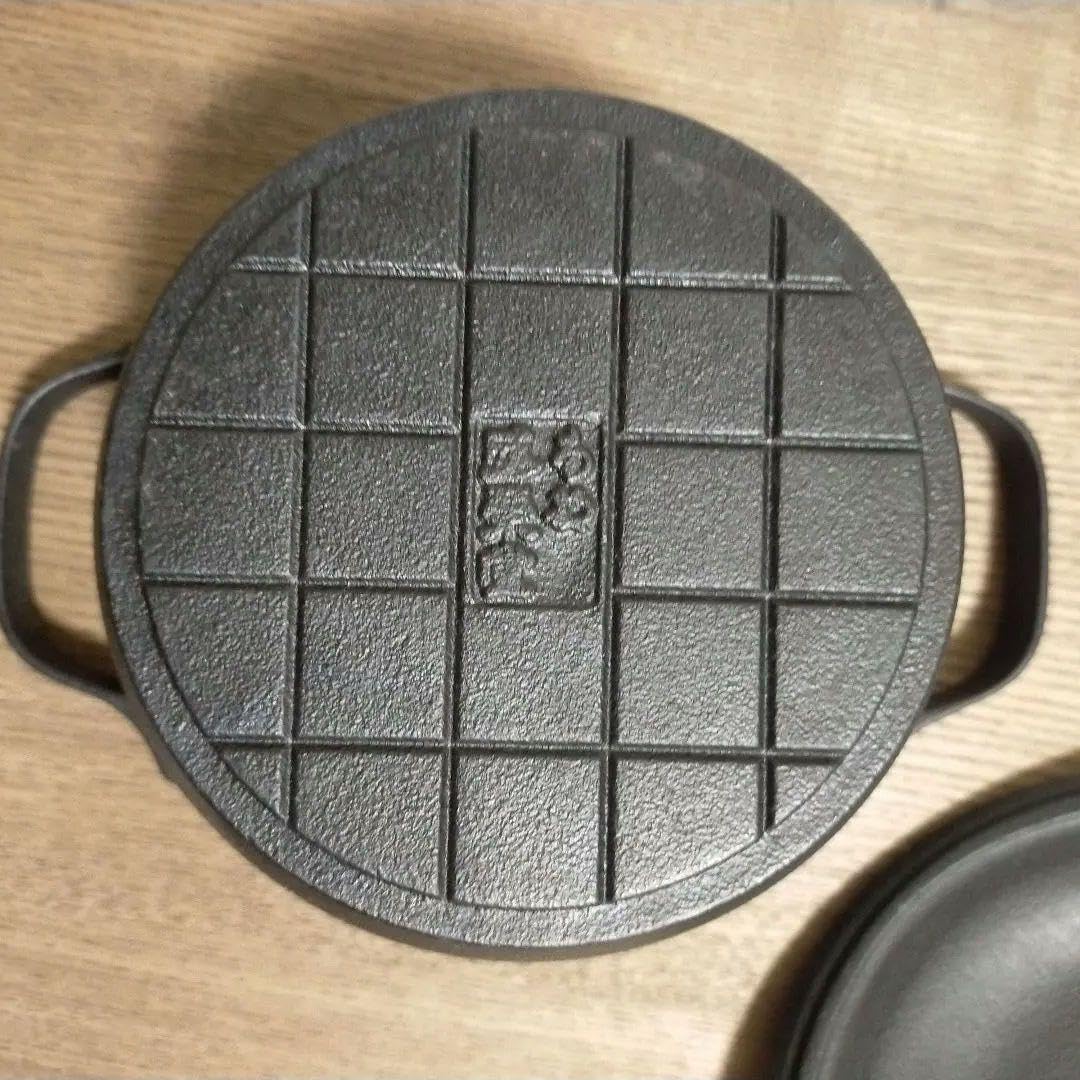 【未使用】oigen(盛栄堂)南部鉄器　両手鍋 蓋付き Amazon.co.jp: 【未使用】 oigen(盛栄堂)南部鉄器 両手鍋 蓋付き