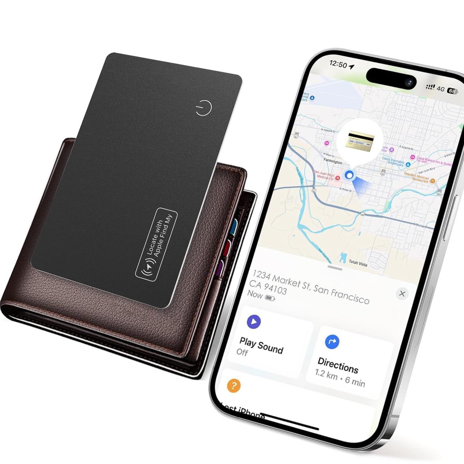 ラリースミス CUSTOM TRACKERS WALLET　(“NR-E”) Amazon.com: Wallet with Tracker for Men Wallet with GPS