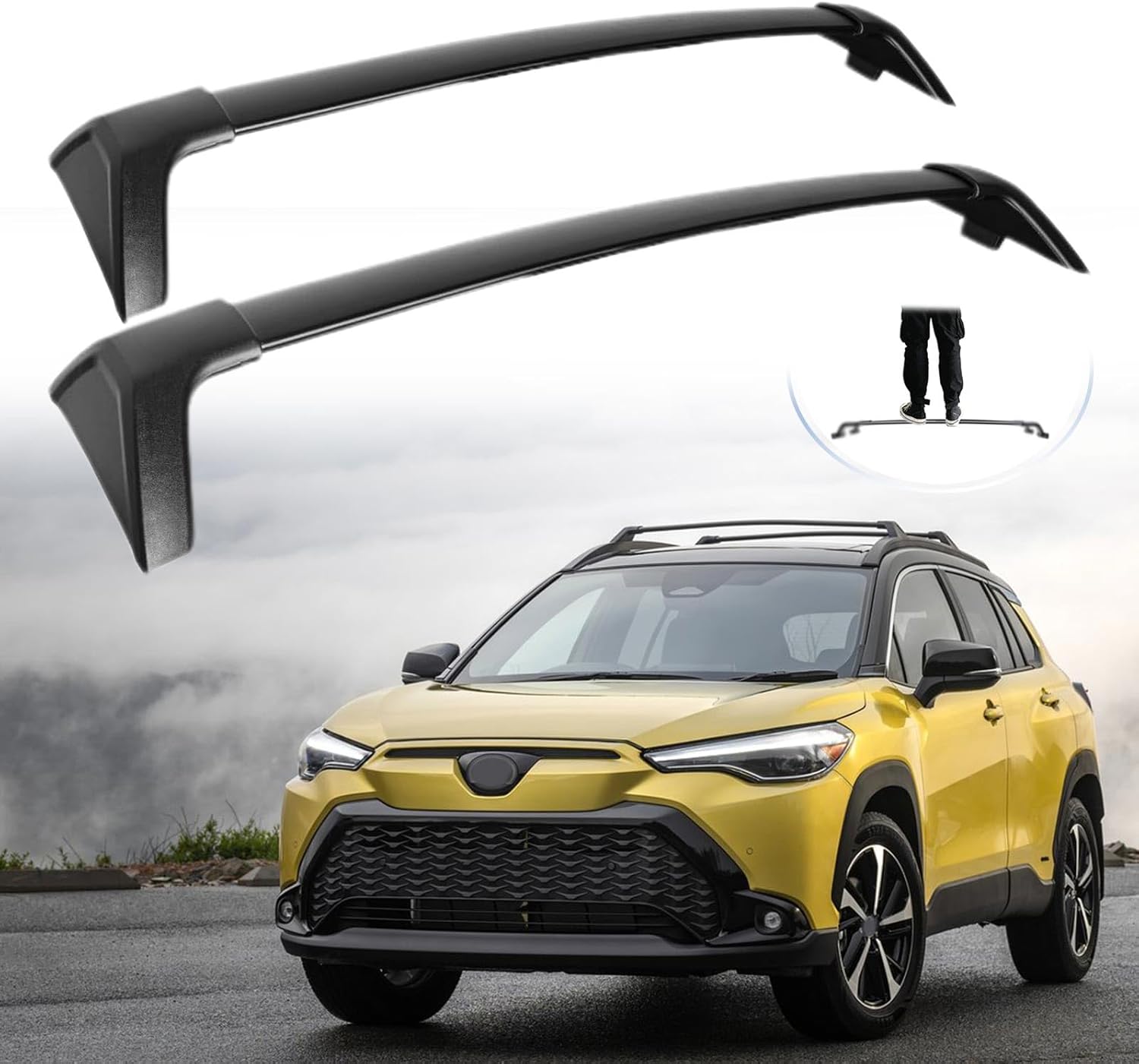 Amazon.com: SNIXWOO 220 LBS Roof Racks for 2022-2025 Toyota Corolla ...