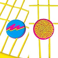 Vista 10 de Get A Grip Tennis Dampeners – Vibration Dampener for Tennis Rackets – Shock Absorbing, Reduce String Vibration & Improve Feel – Fun, Colourful