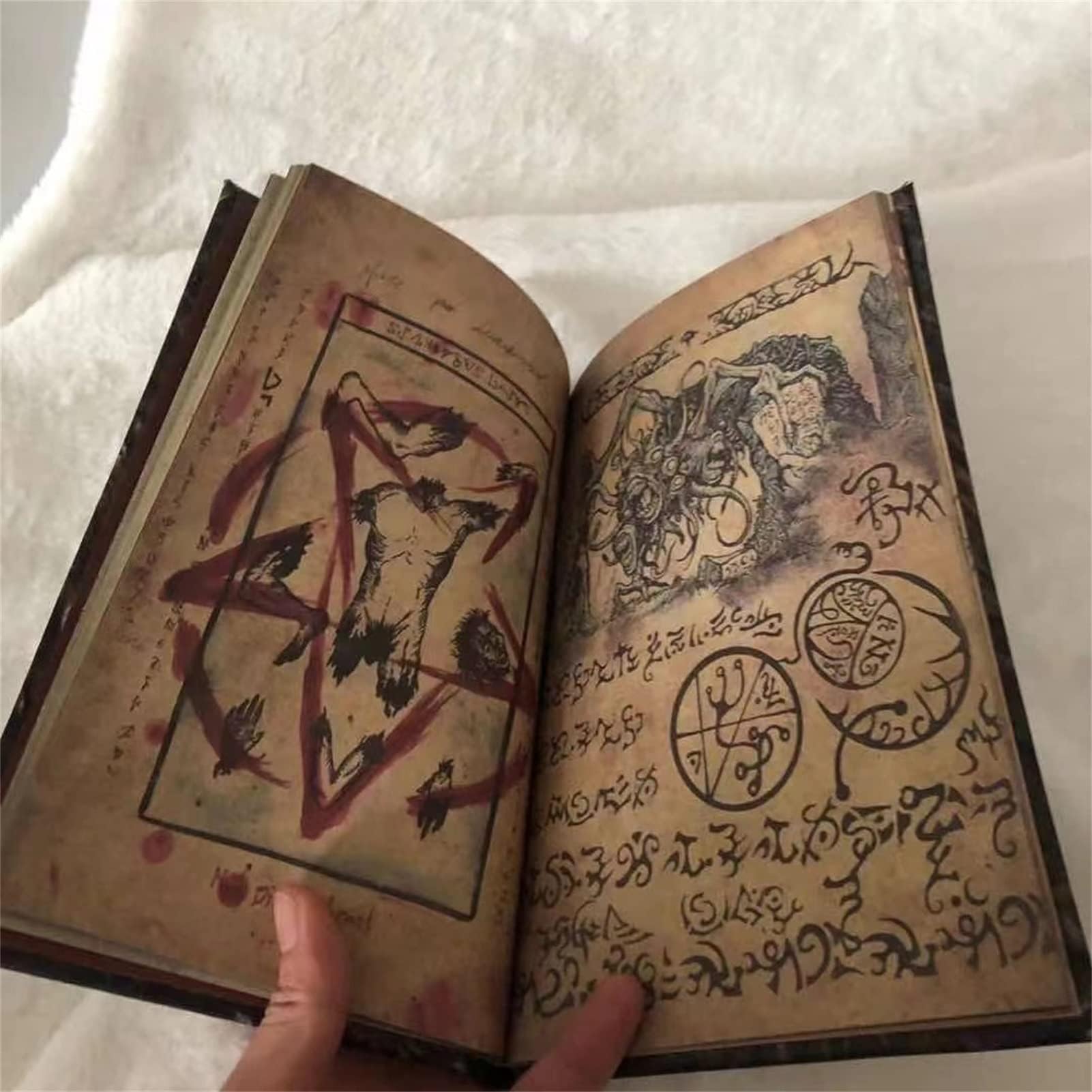 Autentico horror Movie Prop Demon Evil Dead Book Prop – Decorazioni perfette per Halloween per un'atmosfera spettrale