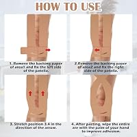 MeYuxg Kineziotape 12 csomag sporthoz és tartós támogatáshoz bőrszínű 3