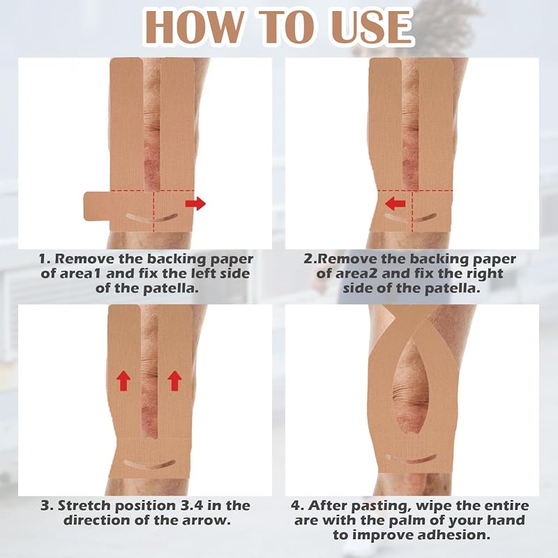 MeYuxg Kineziotape 12 csomag sporthoz és tartós támogatáshoz bőrszínű