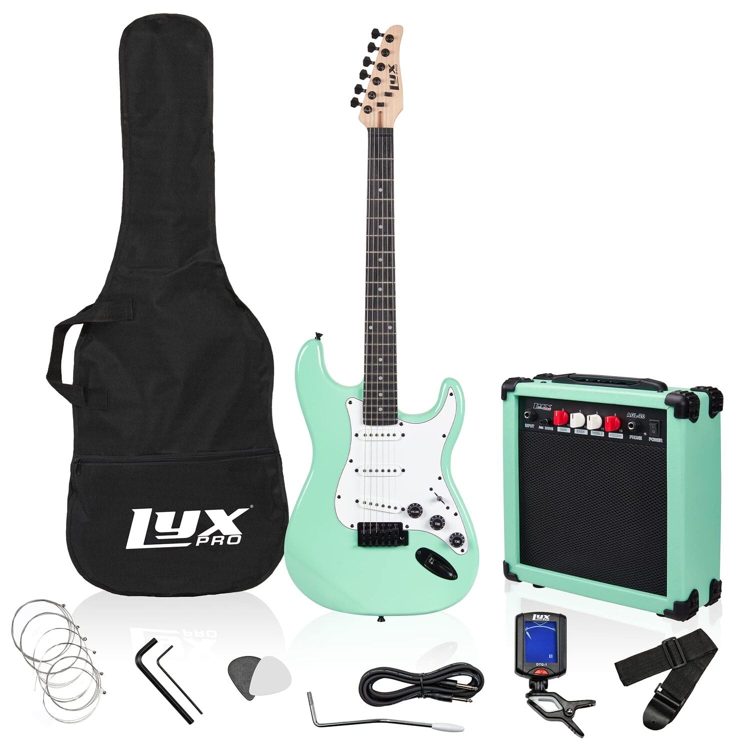 LyxPro 36 Inch Electric Guitar and Kit for Kids