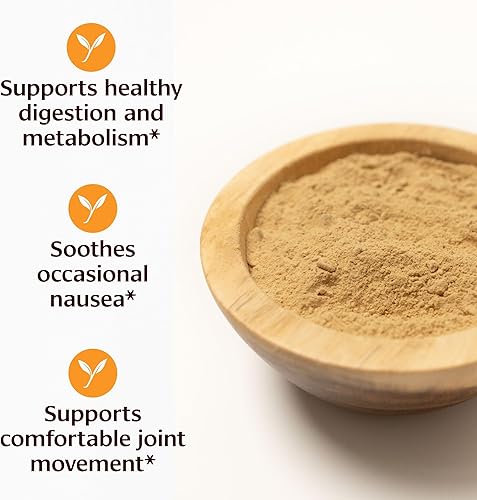 Miniatura 2 de Banyan botánicos de jengibre en polvoOrgánico CertificadoZingiber officinaleSoporta la salud general, Bienestar y confort