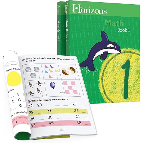 Horizons 1st Grade Math Student Books 1 & 2