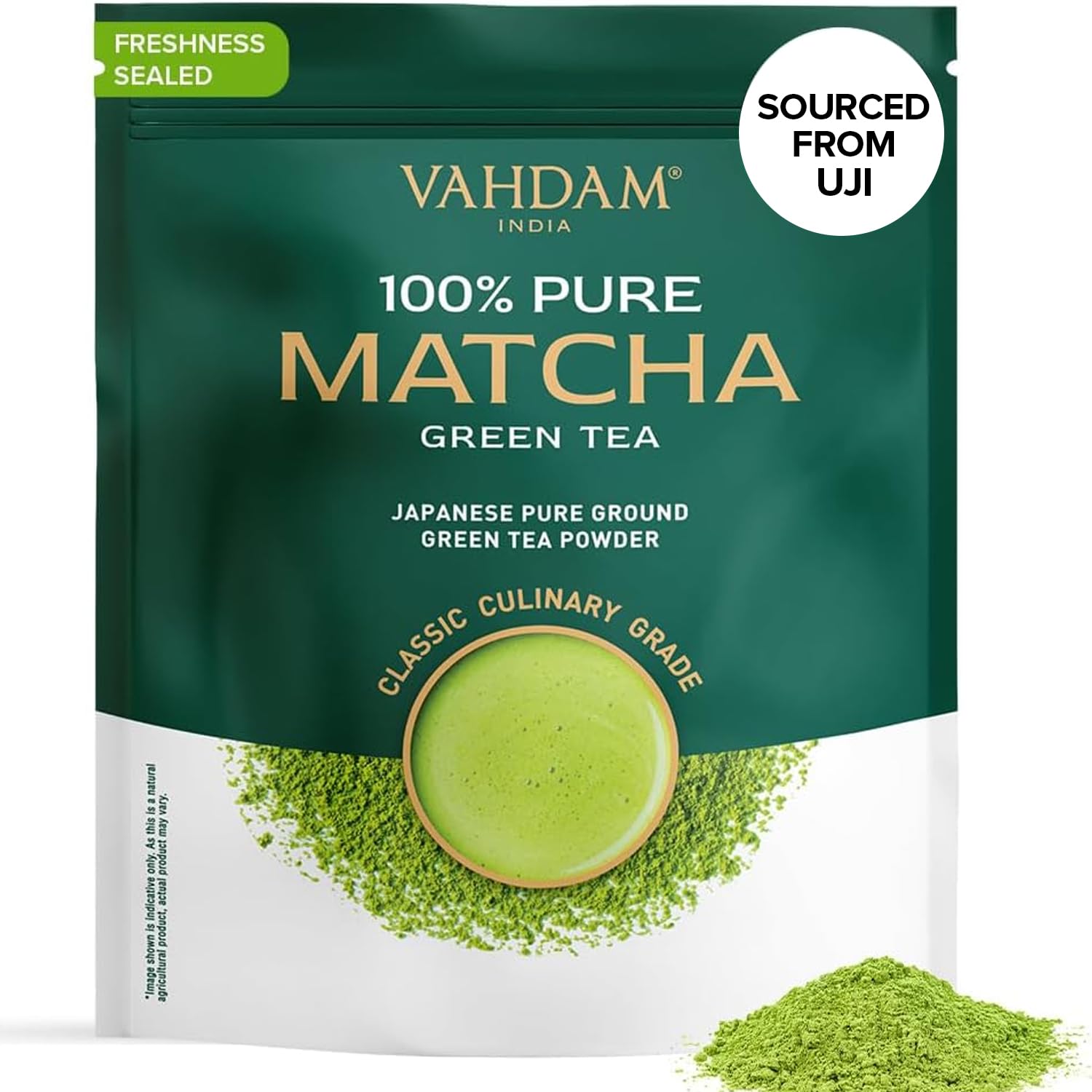 Certified Japanese Matcha Green Tea Powder - 50 gm (25 Servings) | 100% Pure Authentic Matcha with High ANTIOXIDANTS | Sourced from Uji-Kyoto, Japan