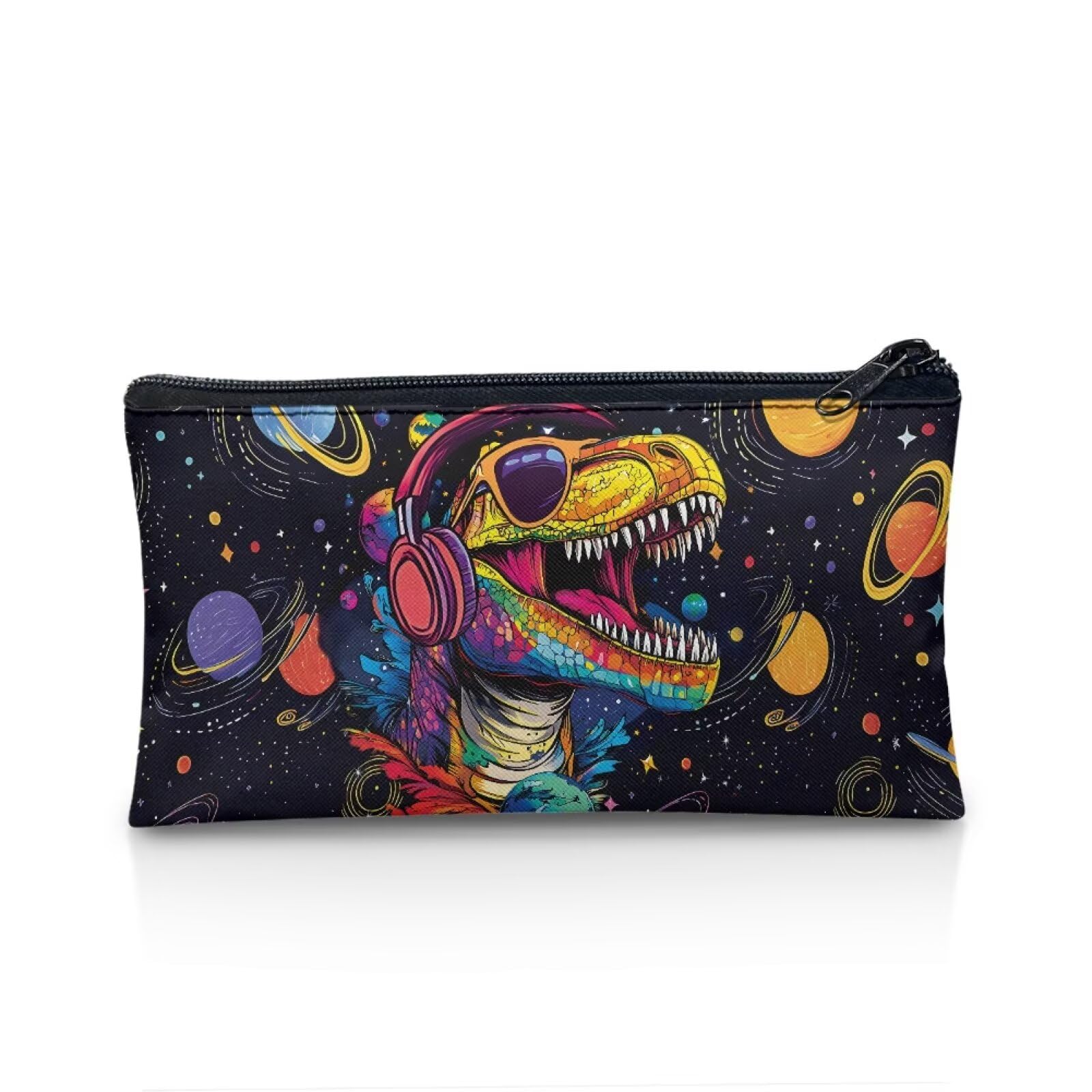 UOIMAG Dinosaur Pencil Case Kids Back to School Supplies Galaxy Planet Pencil Pouch Stationery Pocket