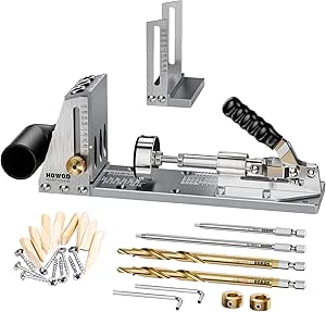 LANGSKIP'S Pocket Hole Jig All-Metal Construction Precision Woodworking - View #6