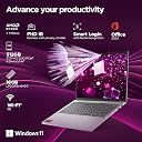 Lenovo IdeaPad Slim 5 Ryzen 7 7735HS (16GB RAM/512GB SSD/Integrated AMD Radeon 680M Graphics/WUXGA IPS Display/13.3" (33.7cm)/Windows 11/Office Home 2024/Backlit KB/Grey/1.15Kg), 83J2000HIN Laptop gallery image