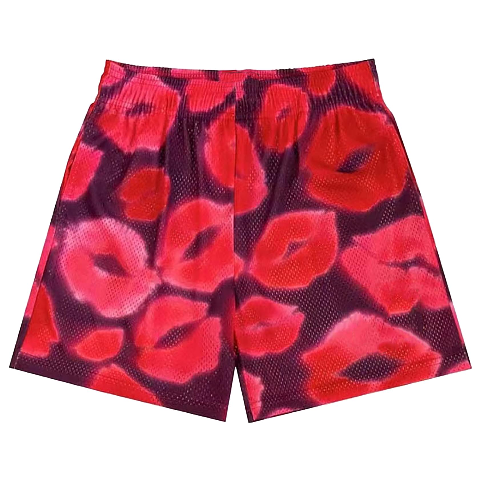 DIOTSR Mens Skyline Graphic Shorts Casual Streetwear Cool Basketball Shorts Running Workout Shorts with Pockets