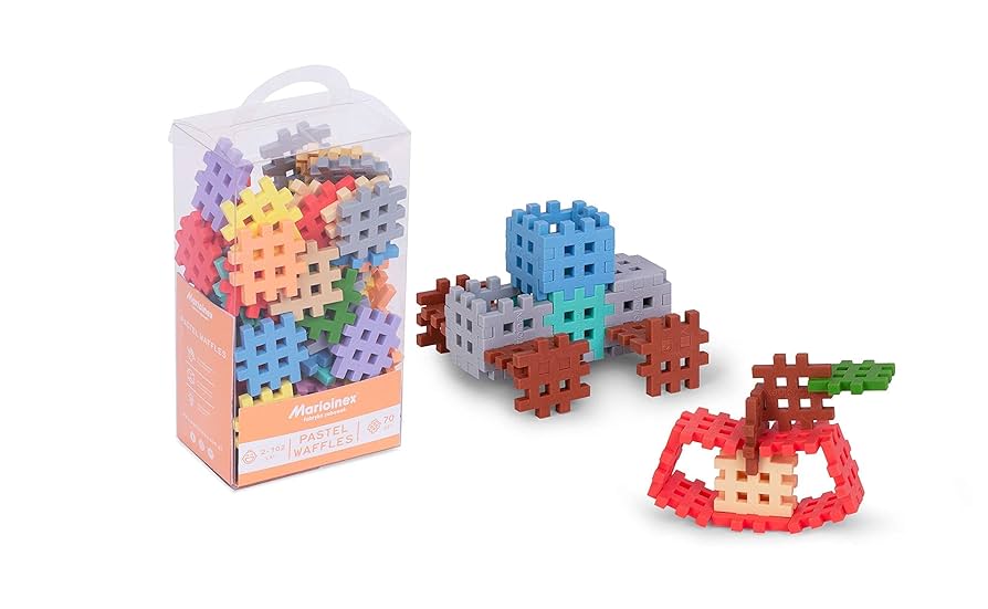 リトルタイクス　トドルドッツ　お城　パステル　ワッフルブロック リトルタイクス トドルドッツ お城 パステル ワッフルブロック