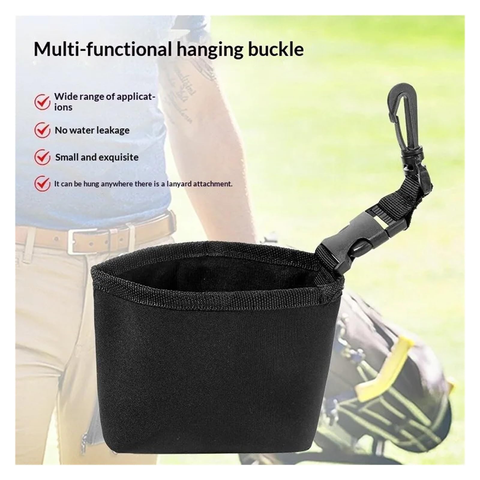 1 Bolsa de Limpieza portátil Impermeable for Pelotas Golf