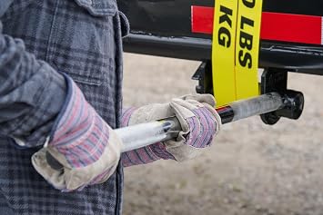 Keeper - 36 Winch Bar, Chrome - Use with Bolt-On or Weld Style Deep Storage Winch
