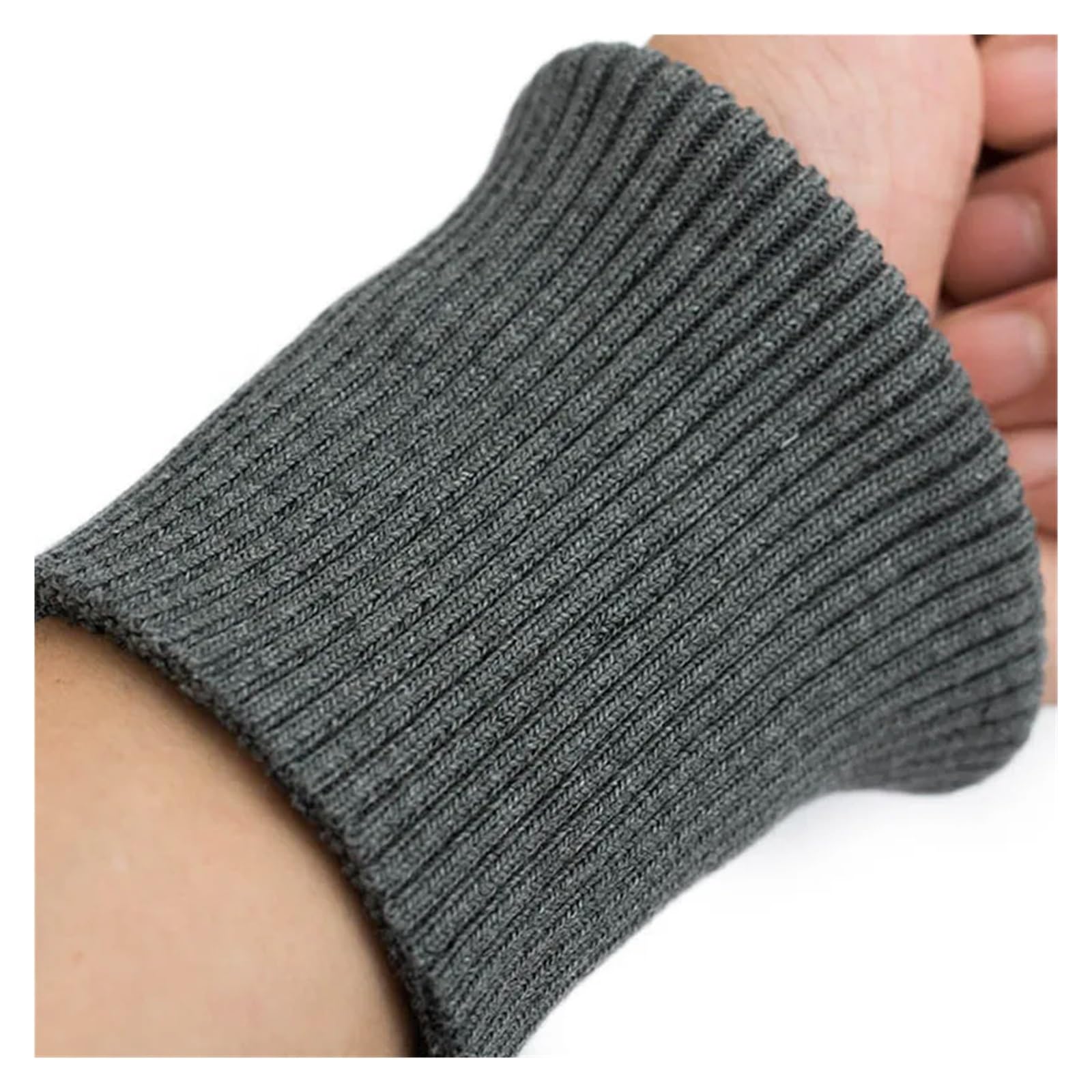 Mankiet z dzianiny prążkowanej, Gruba dzianinowa mankietowa para, rozciągliwa bawełna, miękka, płaszcz, 8 * 9 cm, 1 para(Purple)