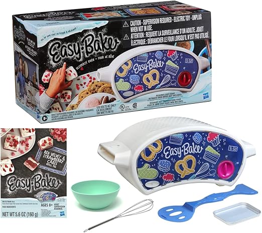 Easy Bake Oven Ultimate Creative Edition Bundle with Red Velvet & Strawberry Cake Mix, Mini Whisk, & Bowl