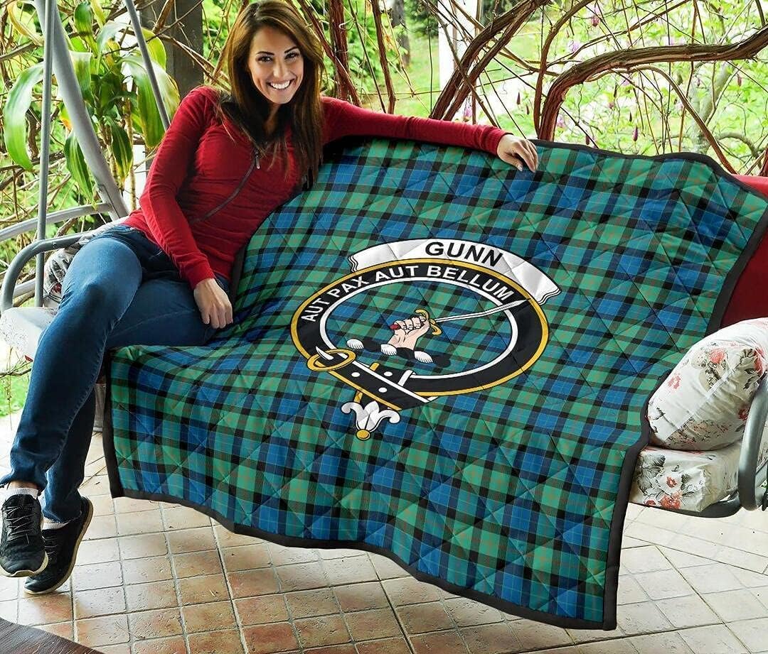 Personalized Gunn Ancient Quilt King Queen Twin Throw Size Birthday Quilt for Dad Mom Husband Wife Kids Son Daughter Bedding Set Home