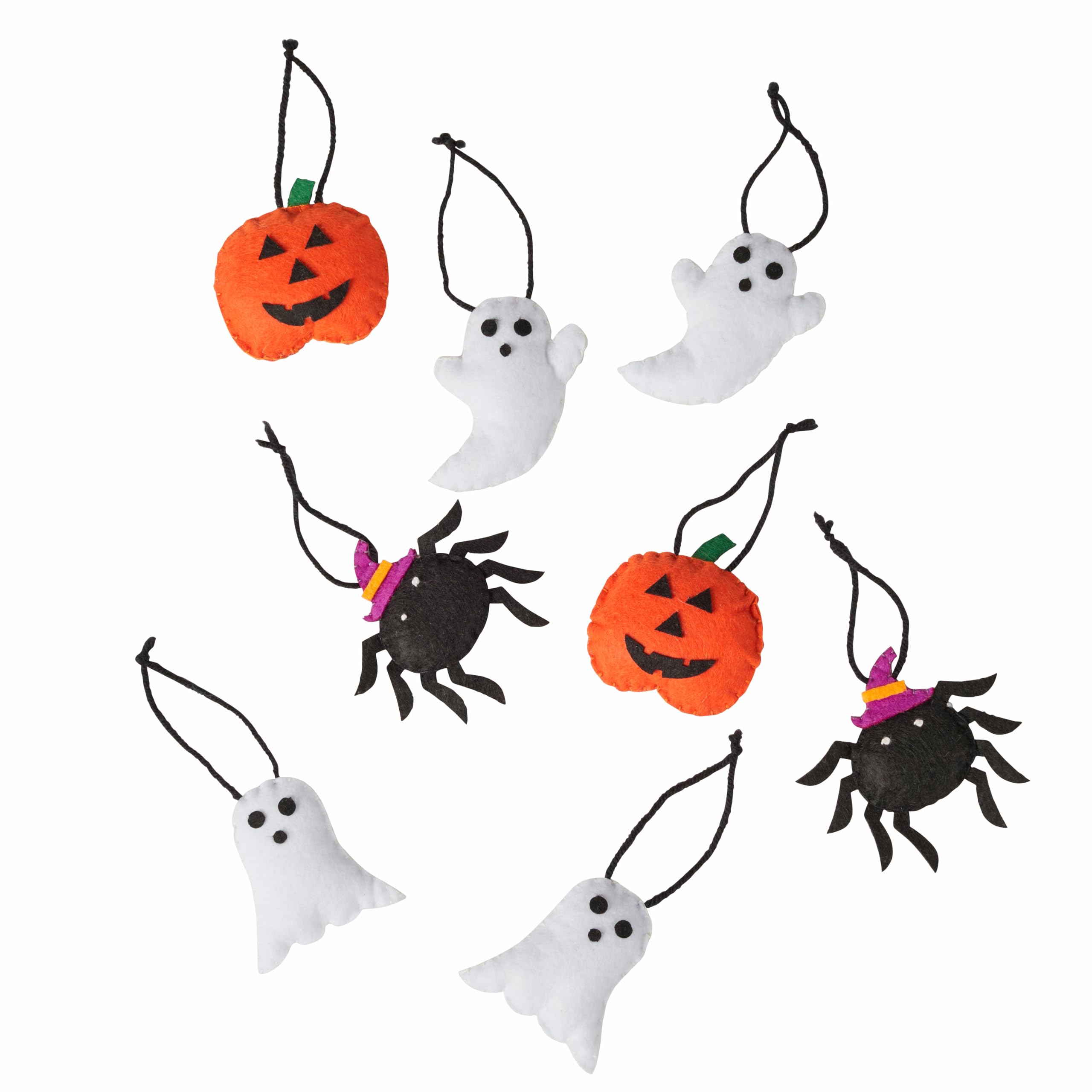 Set Di 4 Federe Per Cuscino Decorativo A Tema Zucca E Pipistrello