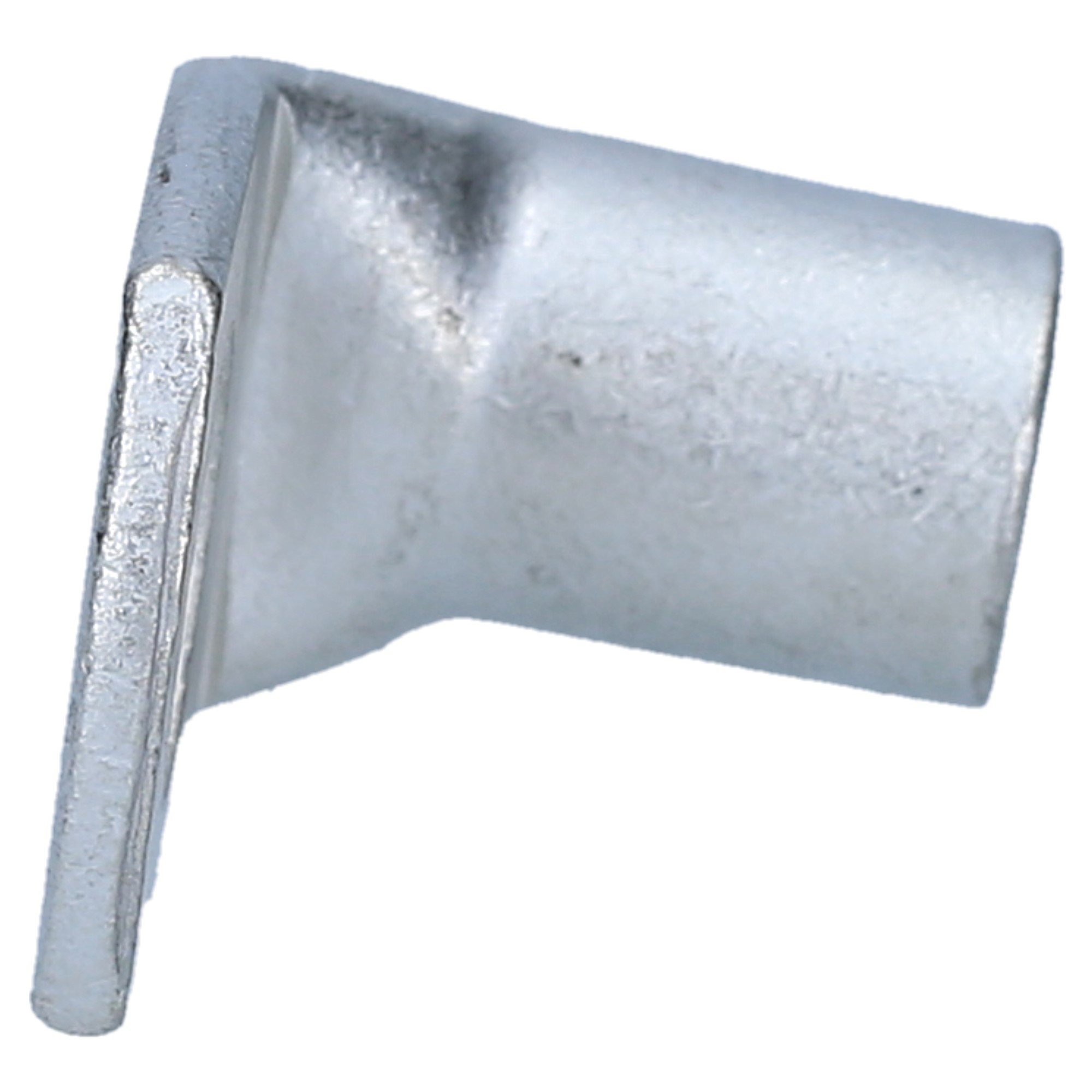 Kalitec 10x Terminales de Cable Tubular 35 mm² M10 - Ángulo 90°, Cobre | Ojetes de cobre estañado sin aislamiento con agujero de inspección para una conexión eléctrica segura en instalaciones.