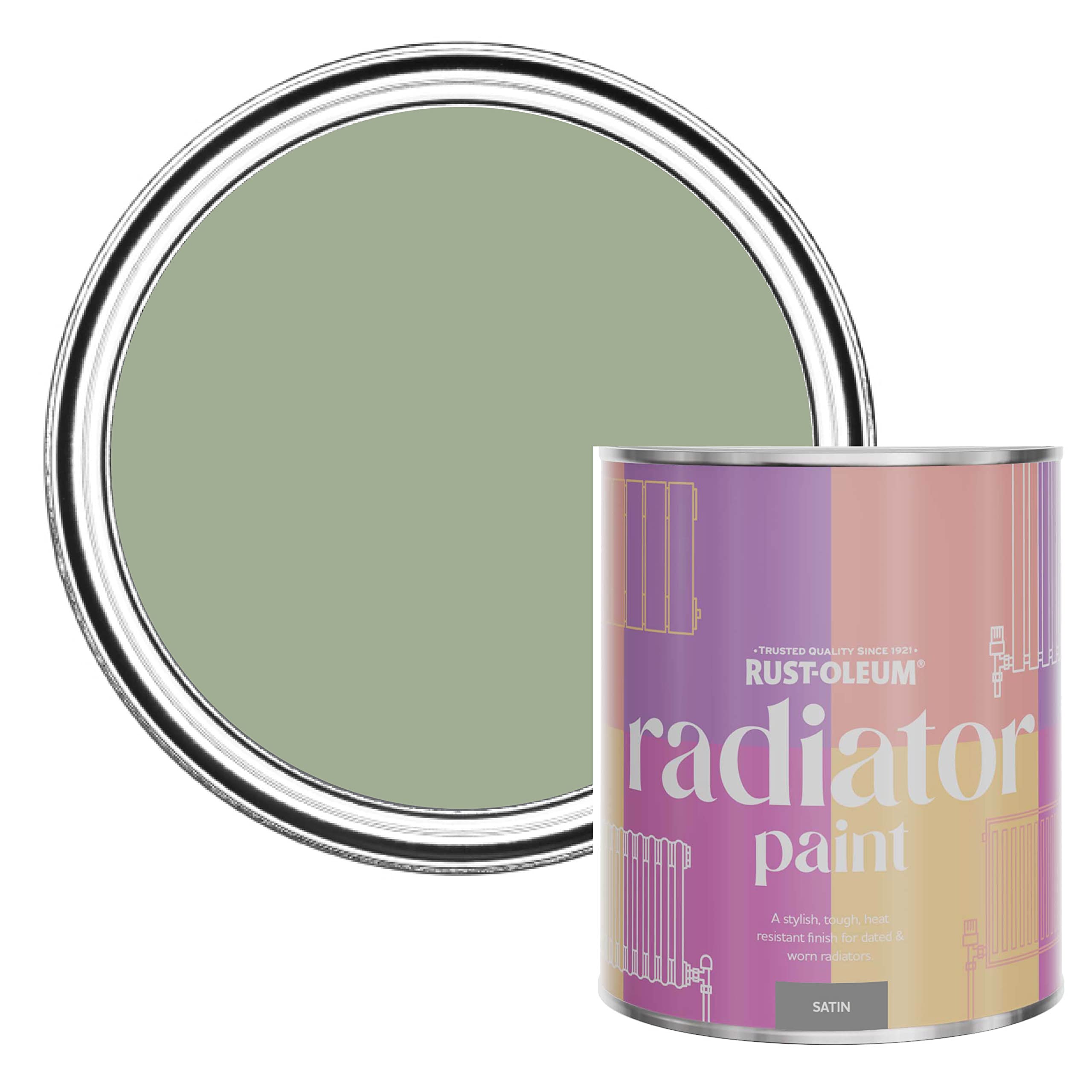 B&Q -  Bramwell Satin Radiator Paint 750Ml