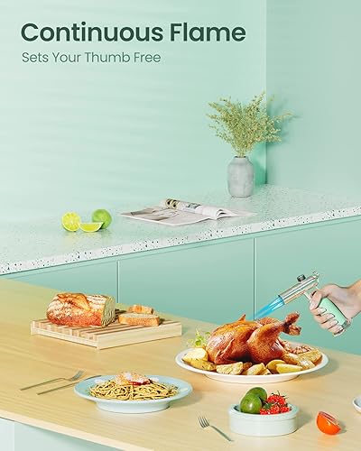 Miniatura 9 de RONXS Encendedor de antorcha encendedor multiusos con doble llama puedes cambiar una sola o doble para satisfacer todas tus necesidades antorcha de