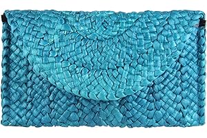Women's Turquoise Clutch Purse: Perfect Summer Accessory!