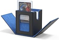 Vista 13 de ZLCA Caja de Mazo de Cartas con 2 divisores para tarjetas MTG, caja de almacenamiento horizontal grande para tarjetas que se adapta a más de 150 4