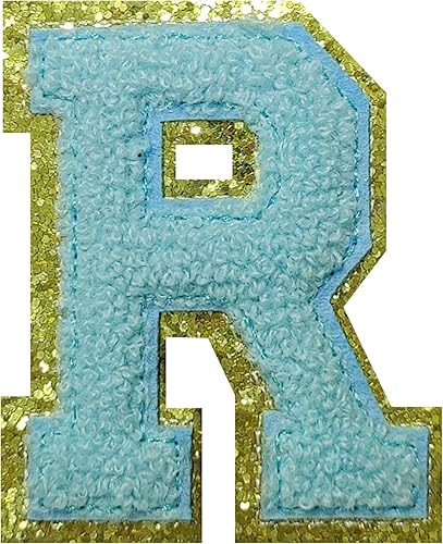 Miniatura 48 de 4 parches de letras de felpilla blanca, parches termo-adhesivas de 2.2", parches de letras de felpilla para ropa (M)