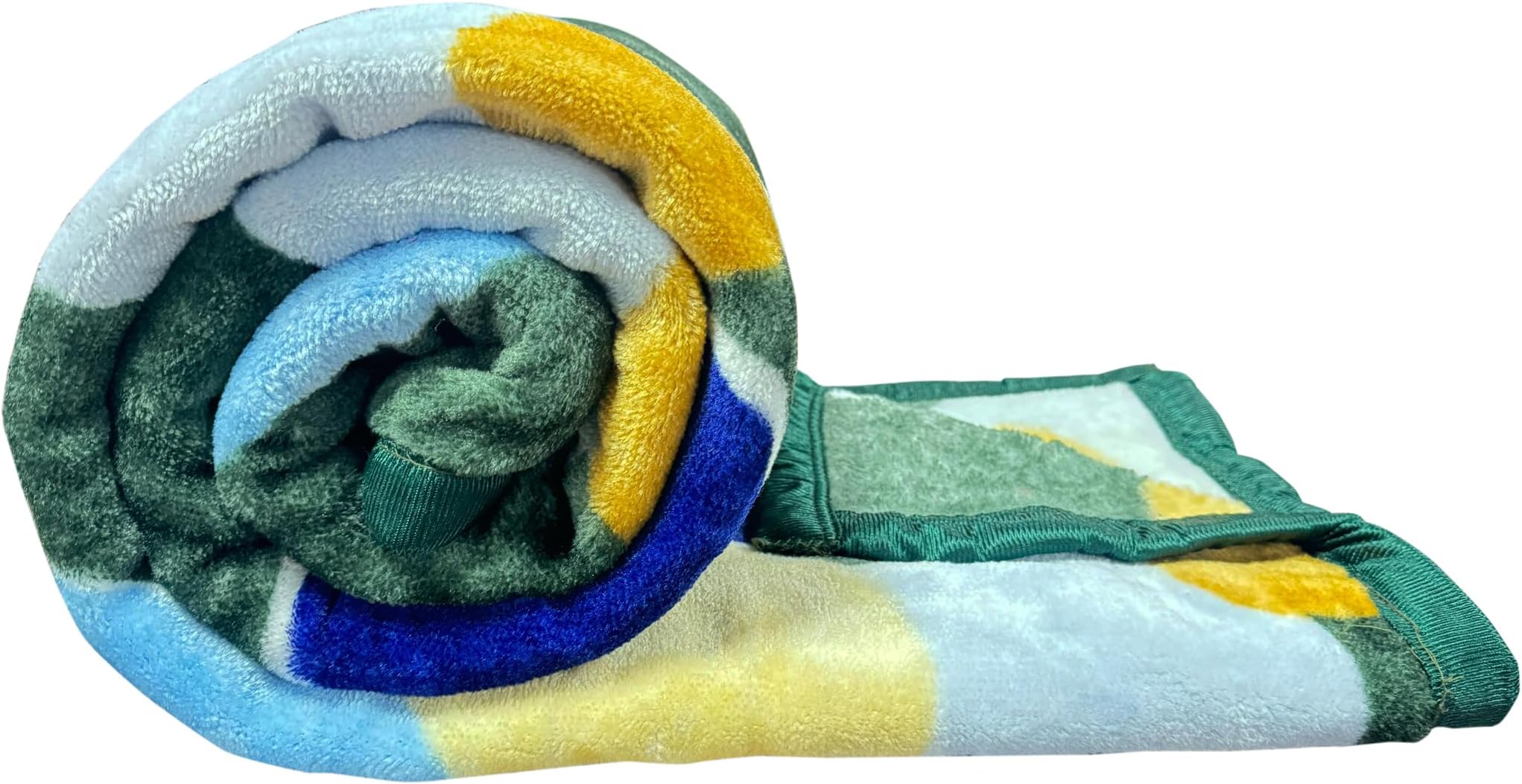 Status Contract Shital Blankets Single Bed Mink Blanket Single Ply for Extreme Winters Multicolor Circle Print Ultrasoft & Lightweight Blanket (Design 2, Single), 300 Tc