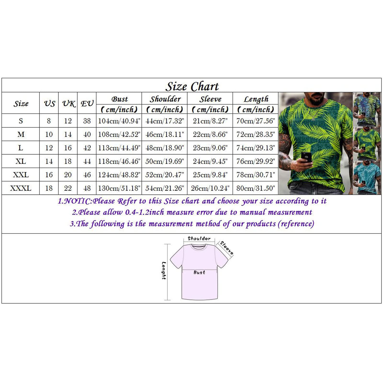 Męski T-shirt z nadrukiem 3D, na lato, grafika, slim fit, casual, bluzka, okrągły dekolt, dla mężczyzn, prezent, niebieski, L