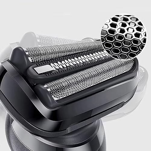 Miniatura 2 de NGHTMRE Versión avanzada 53B - Pieza de repuesto para afeitadora Braun Series 5/6, cabezal de repuesto para afeitadora eléctrica Braun Series 5020s,