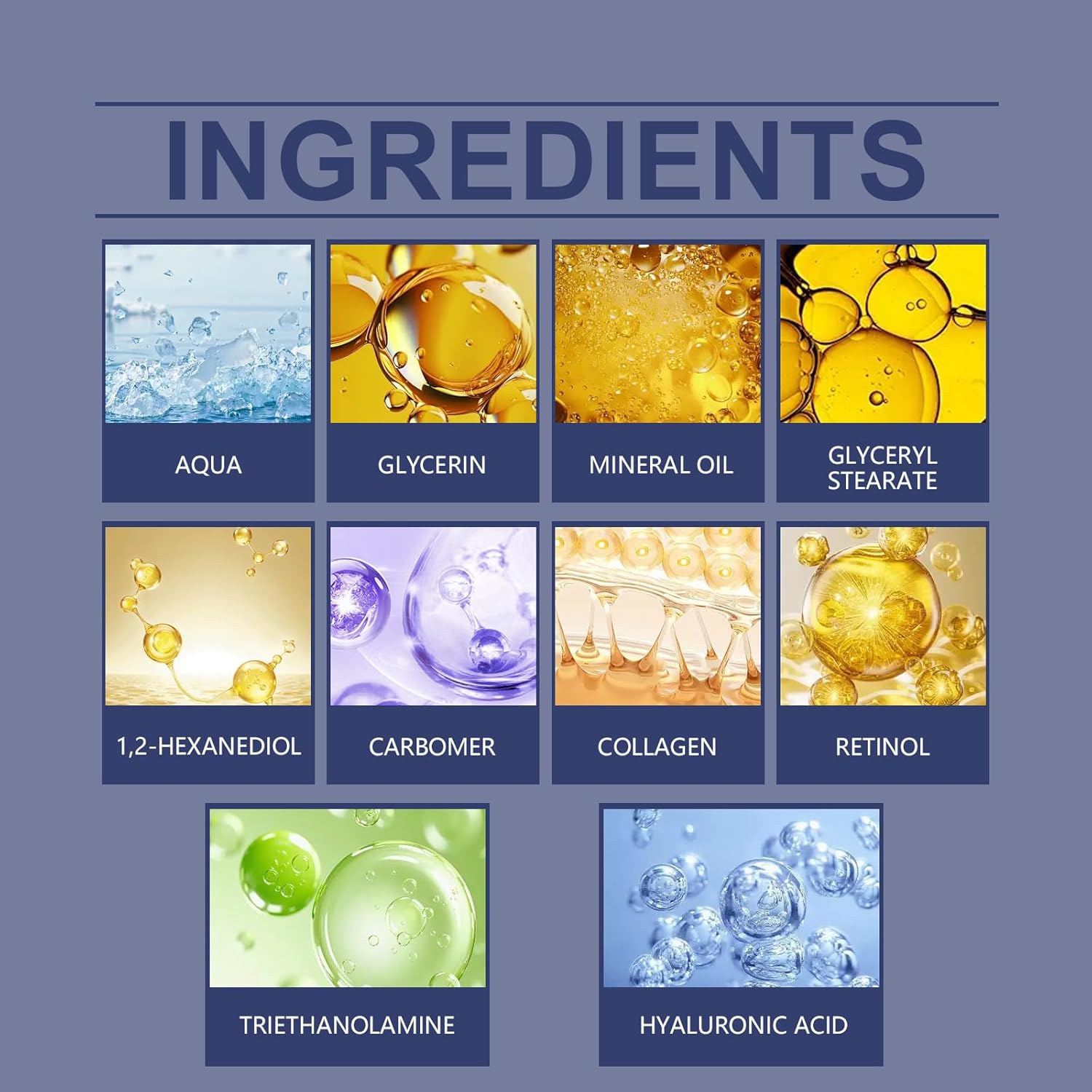 Retinol Restore Cream, Day& Night Moisturizer Face Cream with Retinol, Collagen, Hyaluronic Acid, Reducing Fine Lines, Improving Skin Tone & Deeply Hydrating for All Skin Type, 1.76 Oz - Image 8