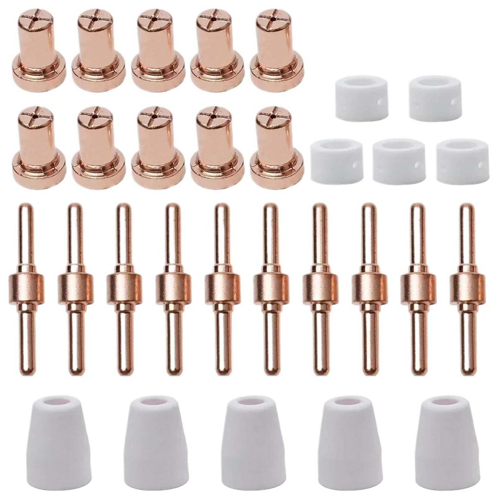 Kit PT-31 consommables plasma découpé avec 30 buses et électrodes pour torche CUT-40