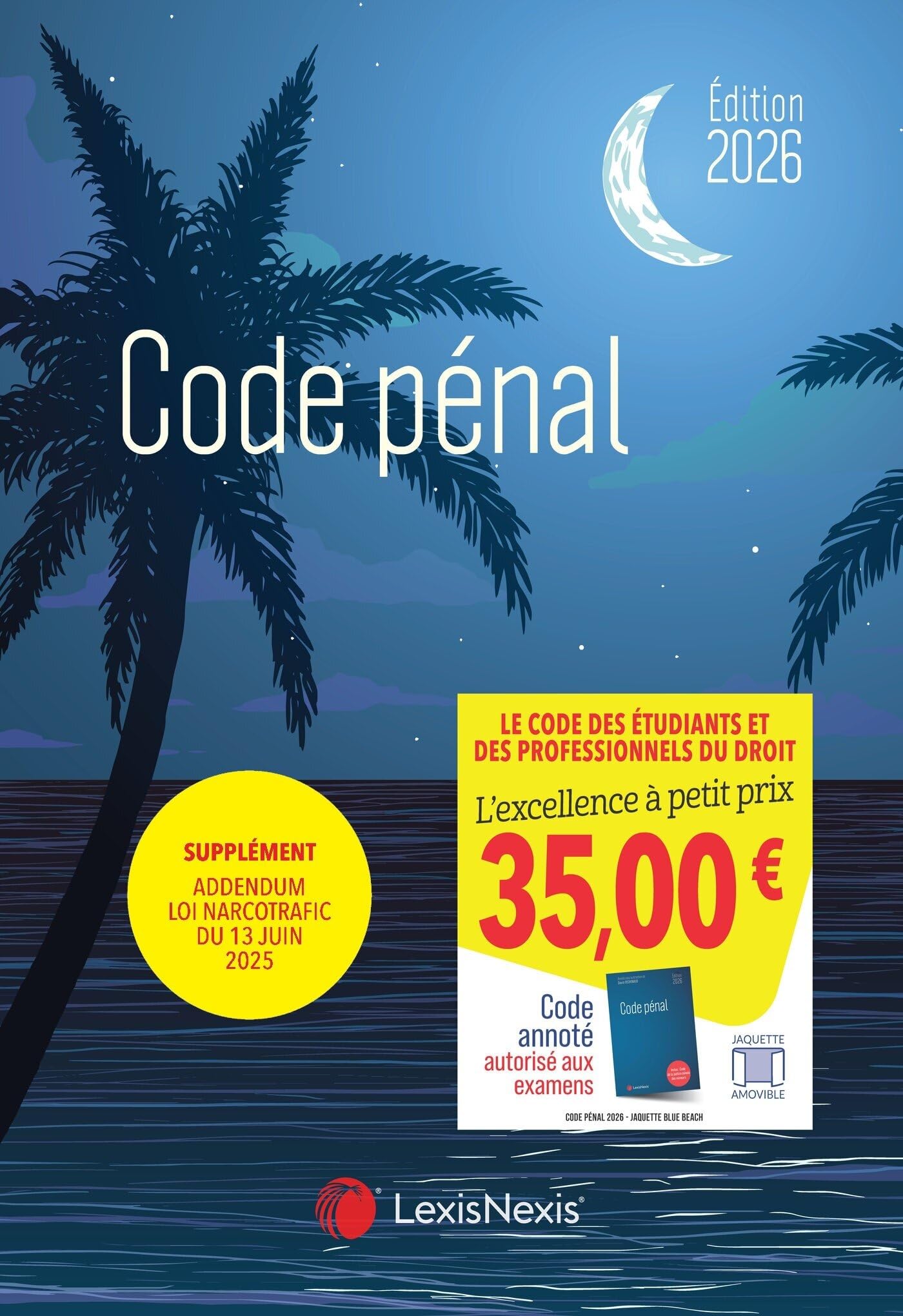Code pénal 2026 - Jaquette Blue beach