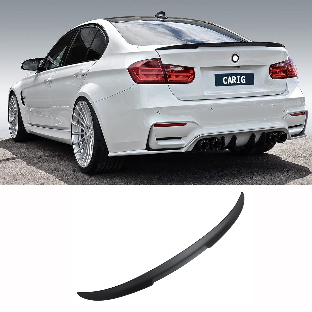 Amazon | CARIG リアスポイラー BMW 2012-2018 F30 3シリーズ M