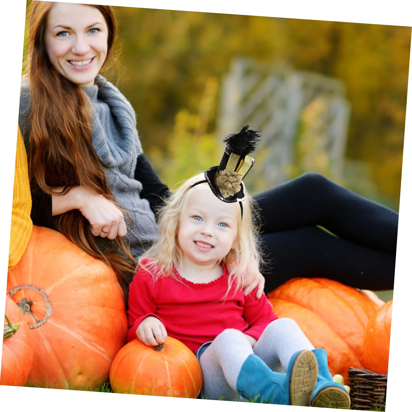 Toyvian Lightweight Party Performance Hairband Hat Kids Headpieces Retro Children Headdress Prop Creative Design