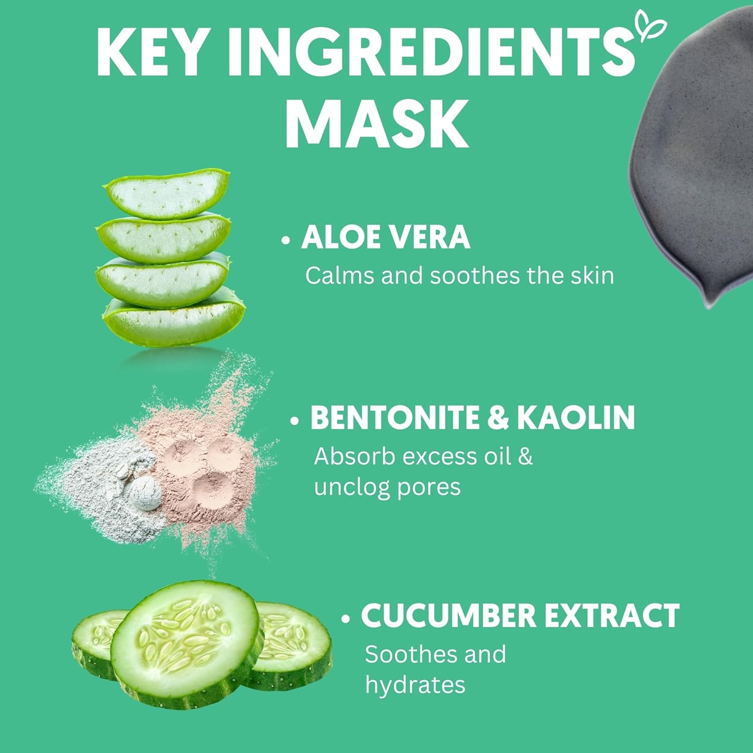 By Nature Green Tea + Activated Charcoal Face Mask – Deep Cleanse & Purify Pores, 2-Step Mask Kit for All Skin Types (Pack of 12)