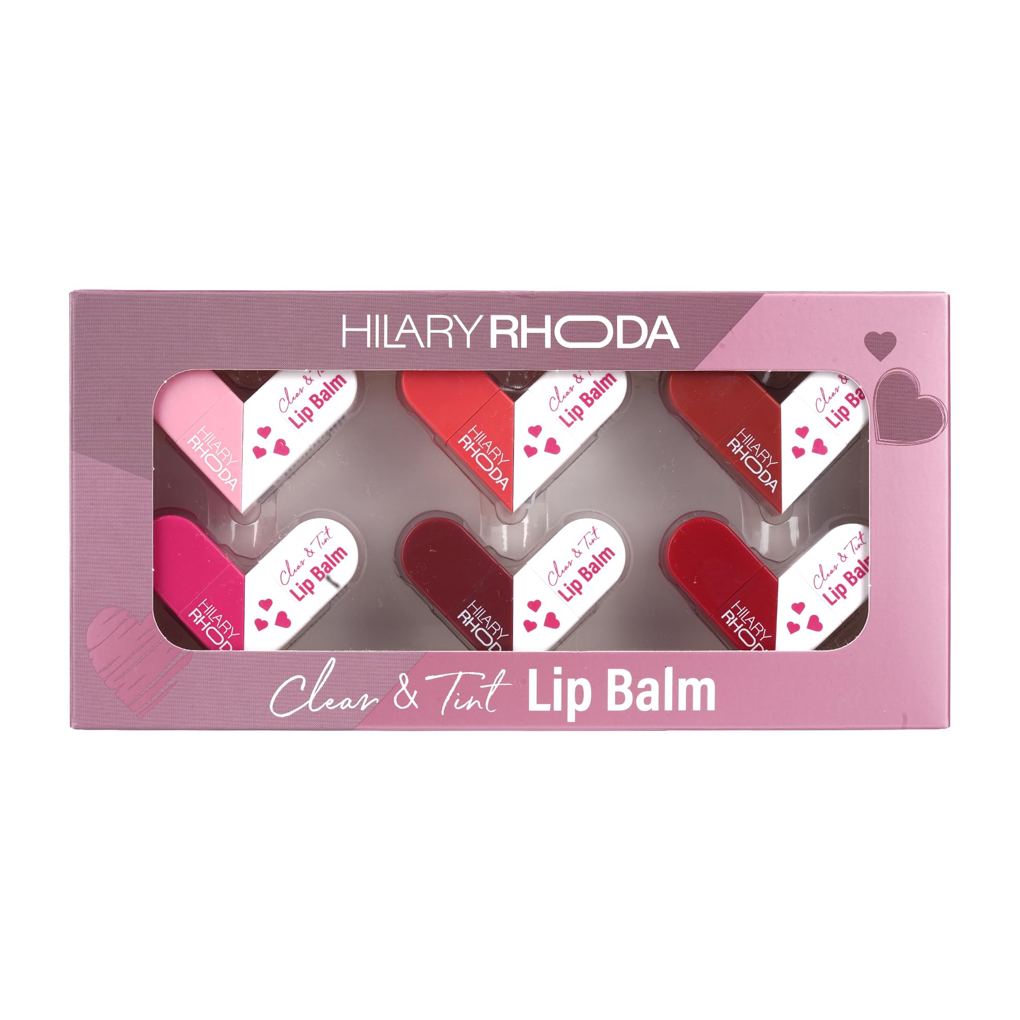 Hilary Rhoda Clear & Tint Lip Balm | Infused with Aloe Vera & Shea Butter | Hydrates & Nourishes Lips | 2 Sided Lip Balm | Glides on lips Smoothly | Pack of 6-2.27g*2-picture-56