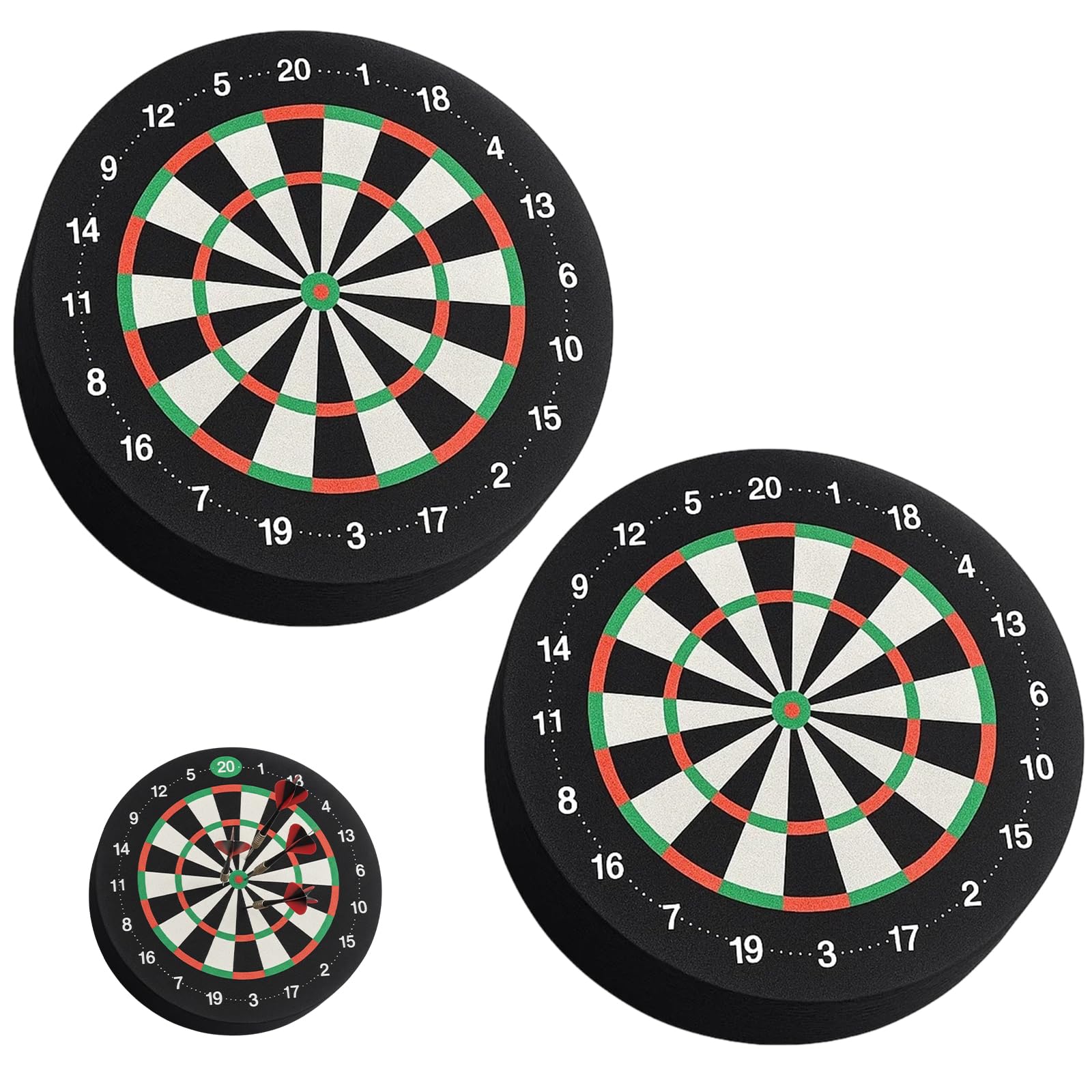 2 Pack Darts Holder, Mini Darts Station, Dart Board Stand with Secure Storage, Space-Saving Dart Dock With Secure Grip, Dartdock For 12 Dartes ﻿