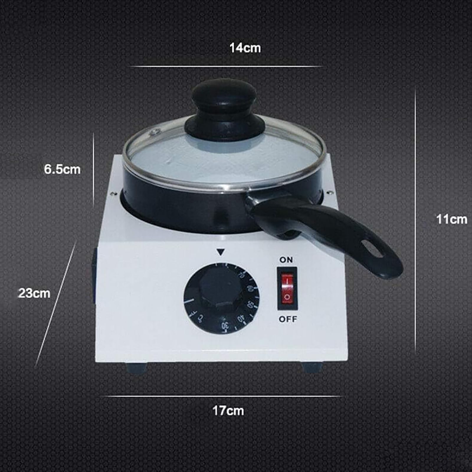 Tempéreuse à Chocolat, Pot Électrique à Fondre le Chocolat 40W