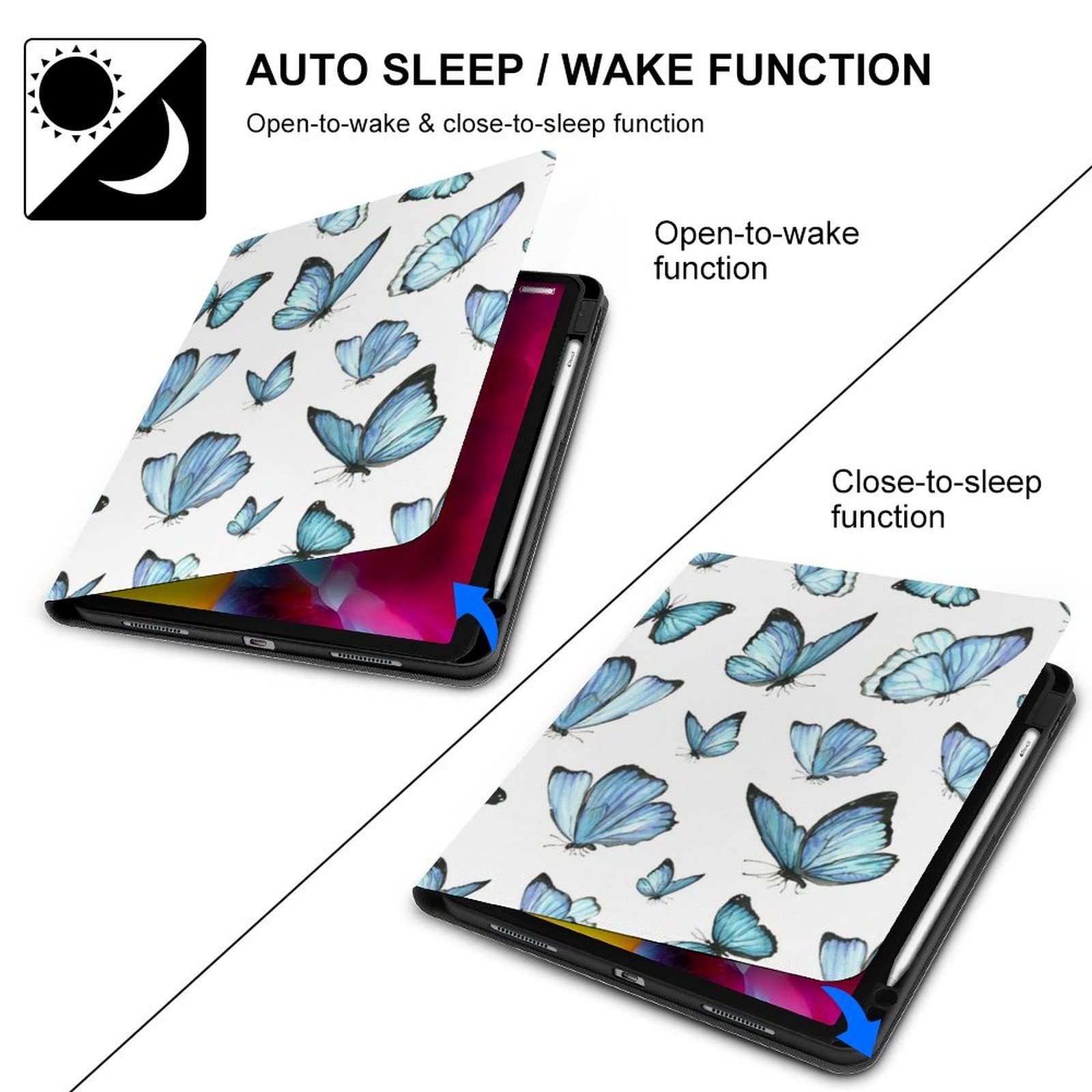 Amazon.co.jp: iPad 第9世代ケース、iPad Air 第5世代ケース、水彩