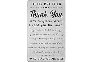 Thoughtful Sibling Gift from Sister to Brother