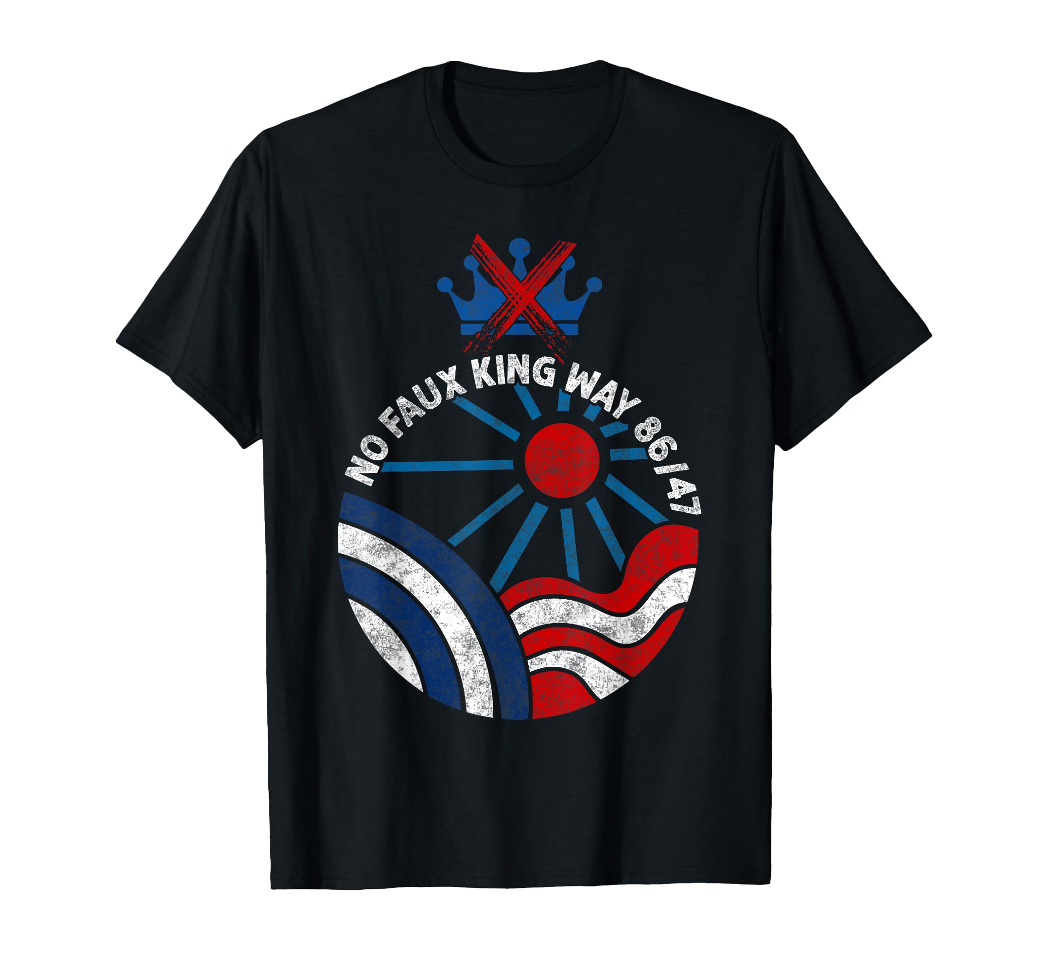 No Faux King Way 86 47 No Kings Day Protest June 14 T-Shirt