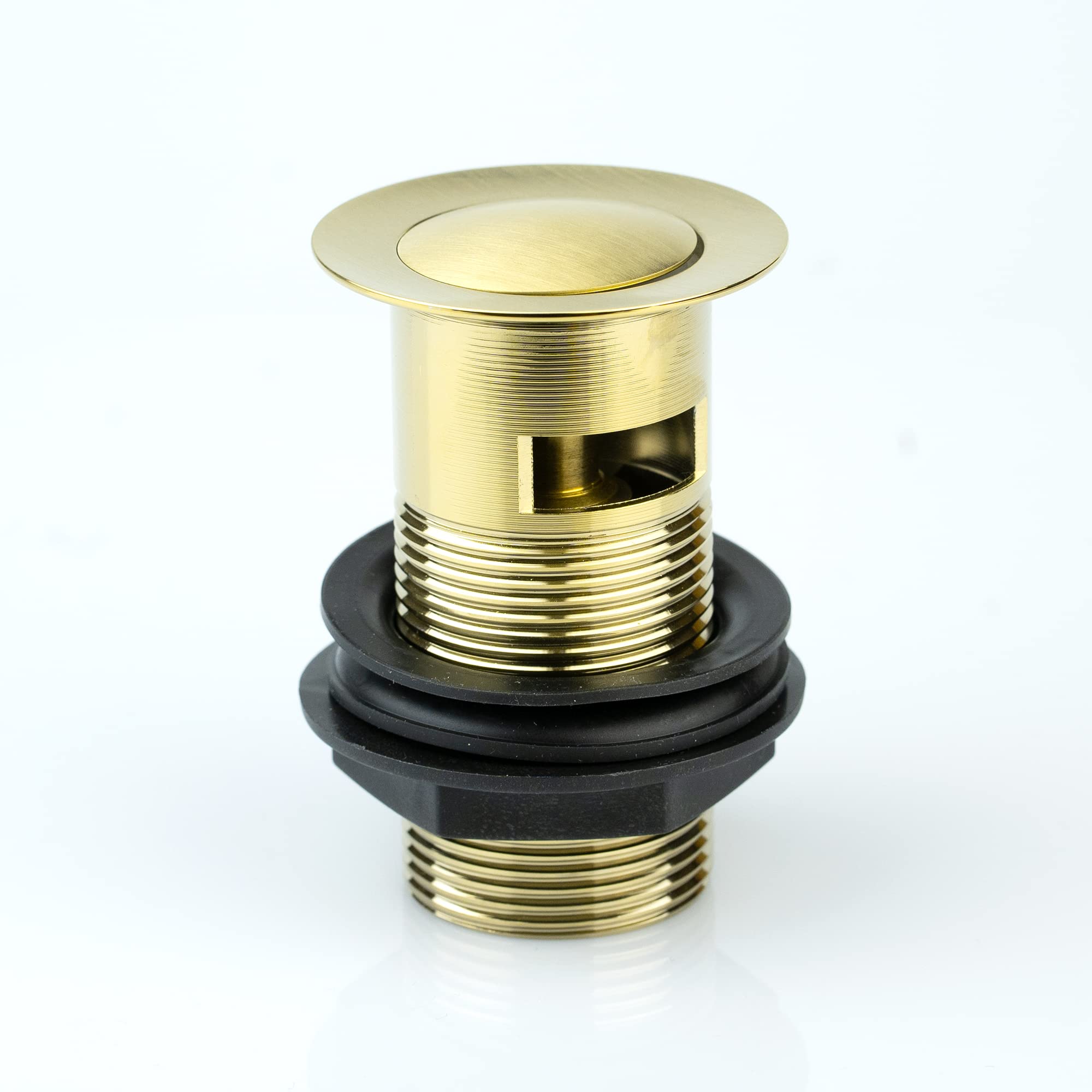 Brushed Brass Slotted Basin Waste