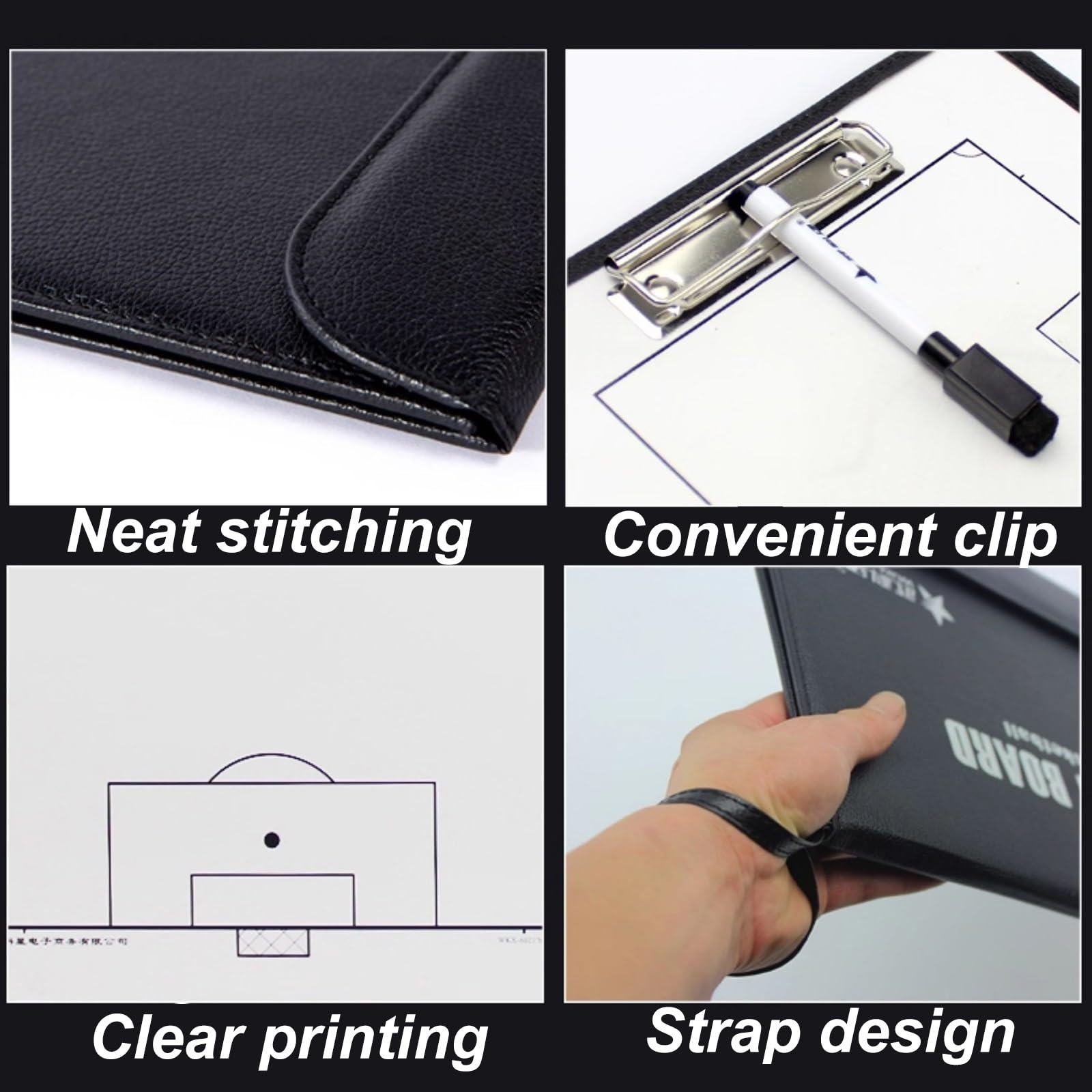 Lavagna Calcio Allenatore di Board, Lavagne Magnetiche Da Allenamento, Design Pieghevole, Accessori Completi, Leggera e Portatile, per l'allenamento